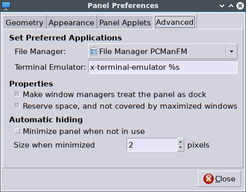 Panel Preferences_LXDE_4.png